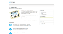 Desktop Screenshot of mytvratingsdiary.nielsen.com