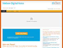 Tablet Screenshot of nz.digitalvoice.nielsen.com