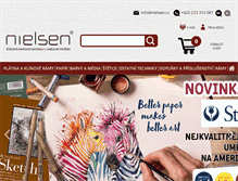 Tablet Screenshot of nielsen.cz